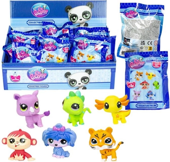 Figūriņa Littlest Pet Shop – gumijota, sugu mikss paciņā