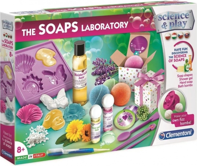 Clementoni Science & Play laboratorija ziepju un vannas kosmētikas izgatavošanai