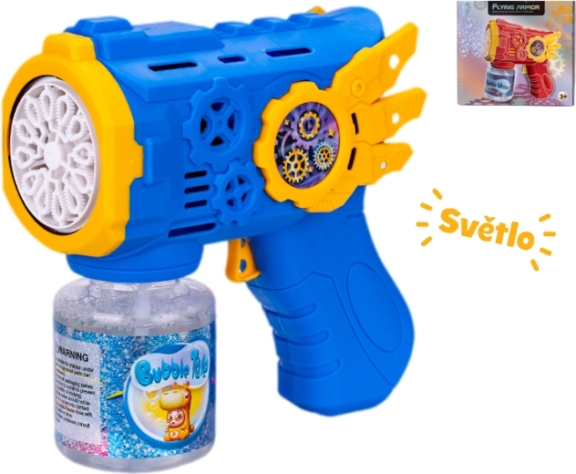 Burbuļu pistole ar gaismas efektiem 13 cm