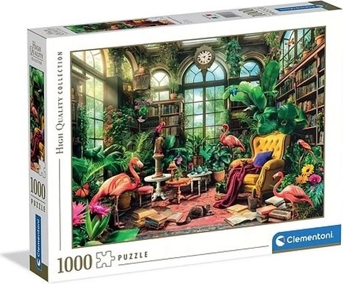 Clementoni 1000-piece Puzzle The Greenhouse Library