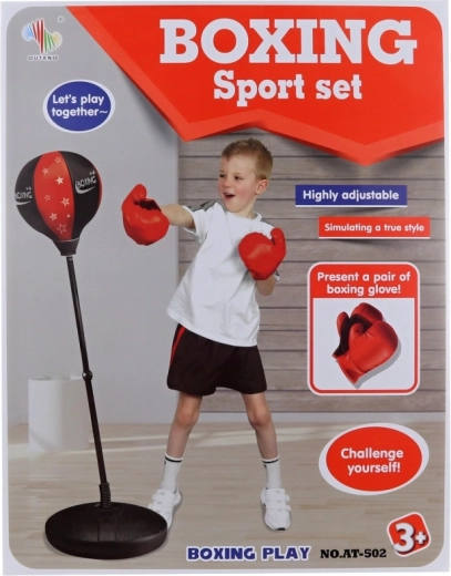 Freestanding punching ball with a base