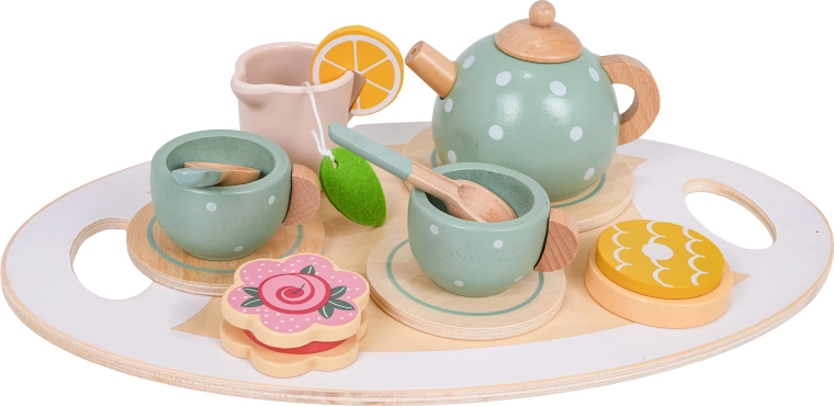 Durable wood and pastel colors
