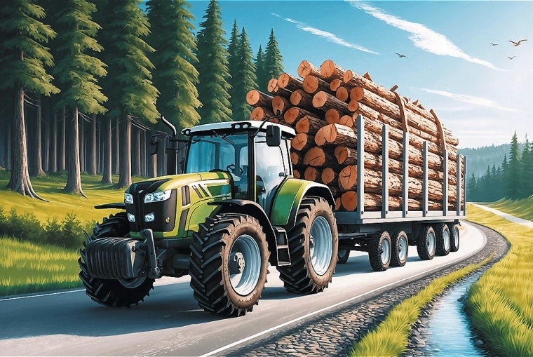 Puzzle Forest Tractor 100 pieces
