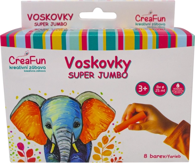 Vaska krītiņi Super Jumbo 8 krāsas SPARKYS