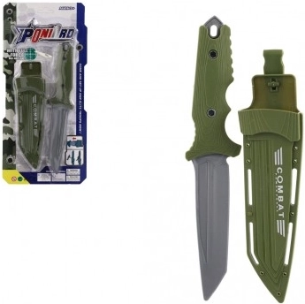 Bērnu militārais nazis ar plastmasas maksti