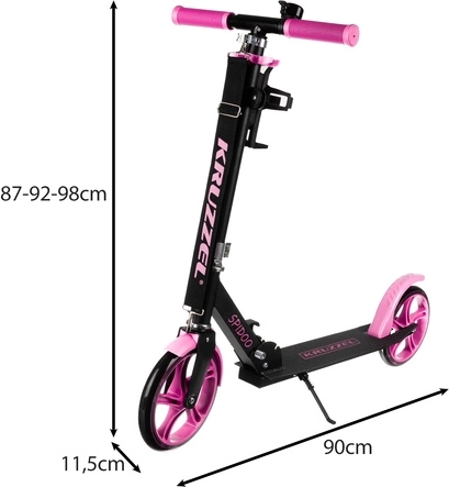 Lieli 200 mm riteņi un neslīdošs dēlis