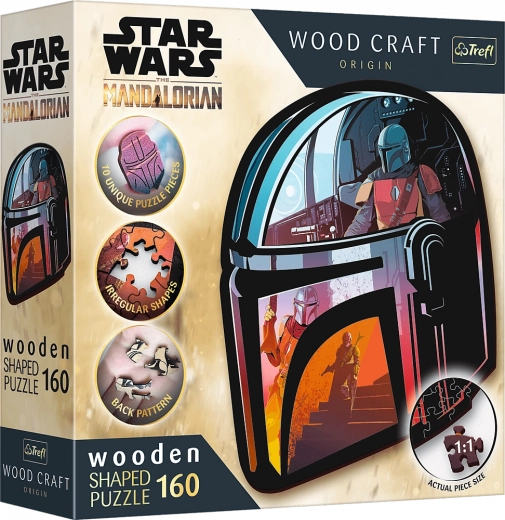 Koka puzle STAR WARS THE MANDALORIAN – 160 detaļas