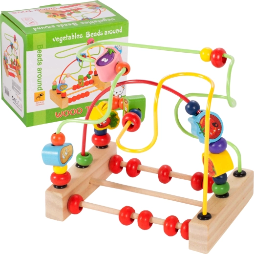 Wooden vegetable maze