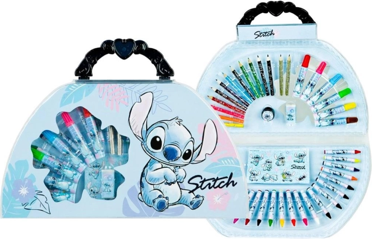 Drawing case Lilo and Stitch – 51-piece art set