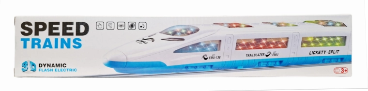 Lokomotīve ar baterijām ar LED gaismu