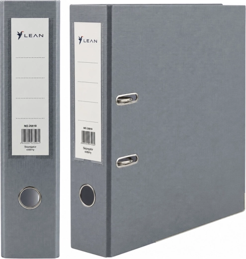 Silver A4 Office Binder with Lever Mechanism