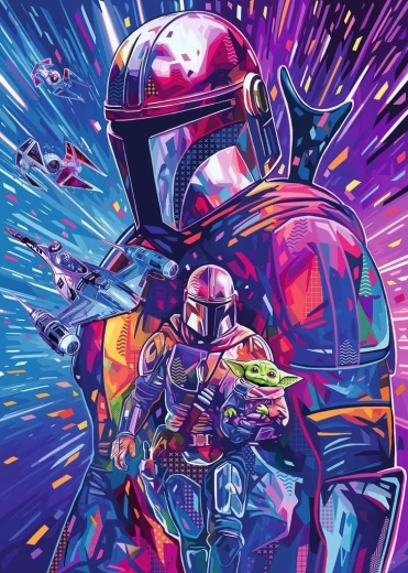 Ravensburger Star Wars Hyperspace: Mandalorian XXL 500-piece puzzle