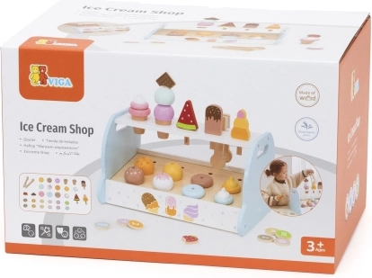 Viga PolarB koka mini saldējuma un konditorejas stends