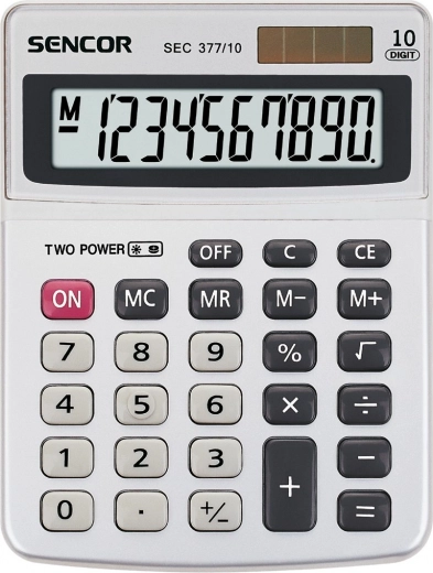 Galda kalkulators SEC ar 10 ciparu LCD displeju