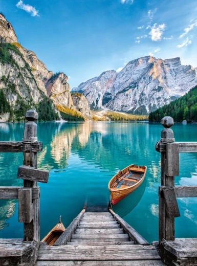 Puzle 500 detaļas – Lago di Braies (High Quality Collection) Clementoni