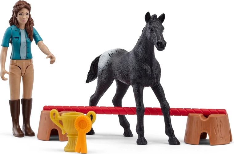 Schleich POCKET SET uzvara turnīrā ar Lizu un kumeļu Floki – 1 gab.