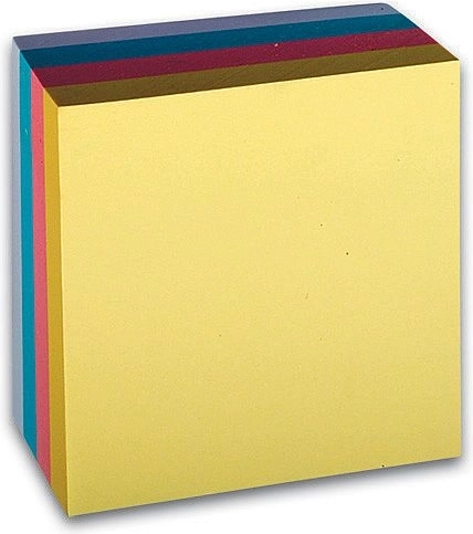 Pašlīmējošais piezīmju bloks Concorde 76 × 76 mm, pasteļkrāsās
