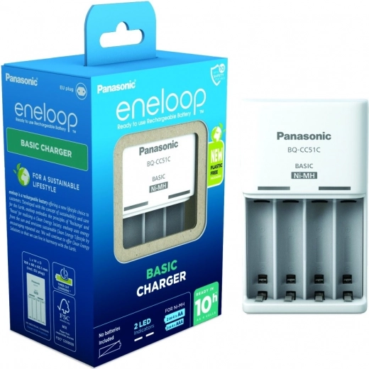 Eneloop Basic Charger without AA/AAA batteries