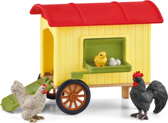 Schleich Farm World pārvietojams vistu kūts