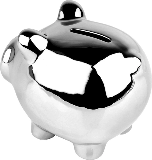 Spoguļaini spīdīgs sudraba izpildījums