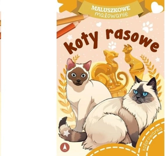 Toddler Coloring: Pedigree Cats