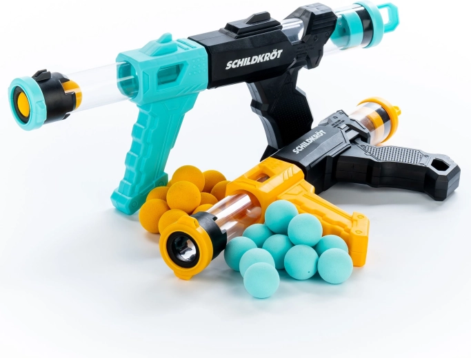 Schildkröt set of two foam-ball blasters (Fire Blasters)