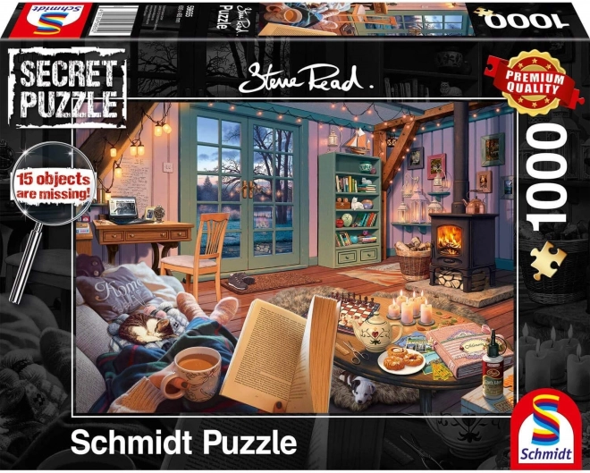 Schmidt Secret puzle – Brīvdienu mājā, 1000 gabaliņu