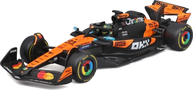Bburago modelis F1 McLaren MCL39 (2025) Oscar Piastri #81 1:43 akrila kastītē