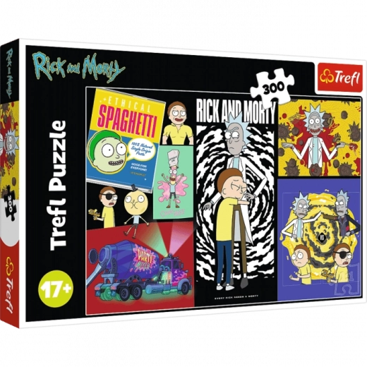 Puķzle Rick and Morty – Dīvaina vieta galaktikā, 300 gab. Trefl
