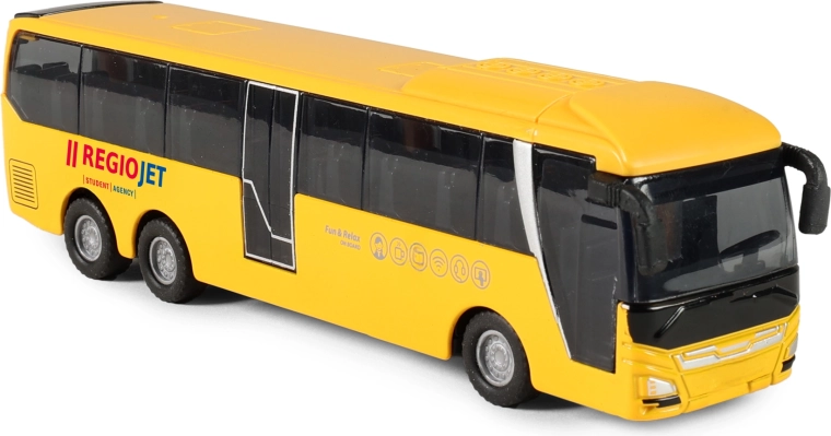 RegioJet metāla autobusa modelis 15 cm