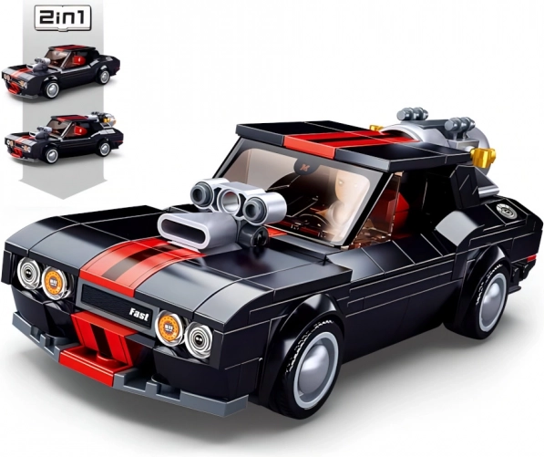 Sluban Model Bricks ielu sacīkšu auto 2v1 konstruktors