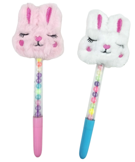 Pildspalva ar plīša zaķīti 17 cm – 1 gab.