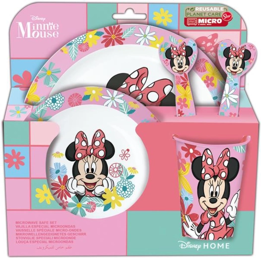 Plastmasas ēdamtrauku komplekts MINNIE, 5 gab.