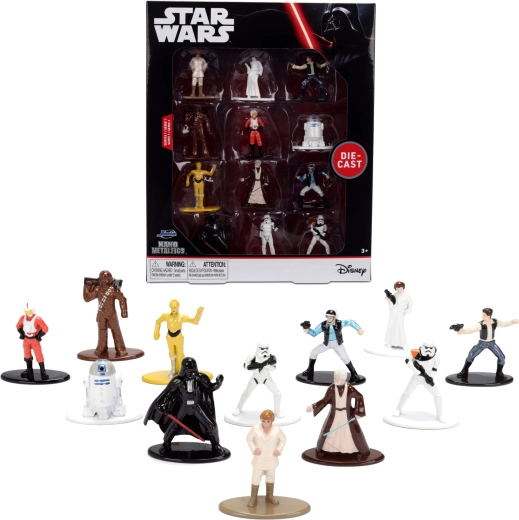 12 metāla figūriņu komplekts STAR WARS Metalfigs – 1. sērija