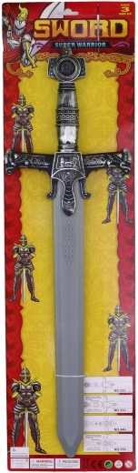 MaDe bērnu bruņinieka zobens 60 cm, dekorēts