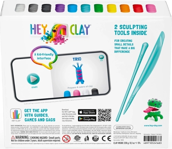 Radošā darbošanās ar HEY CLAY lietotni