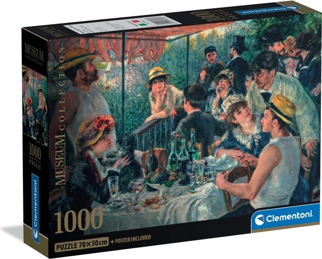 Clementoni puzzle Museum Collection: Luncheon of the Boating Party 1000 pieces