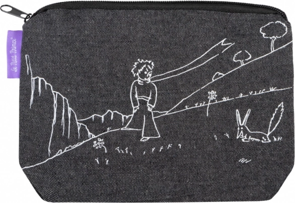 Denim pouch The Little Prince – black
