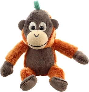 Plīša orangutans ar klipsi – piekariņš 12 cm