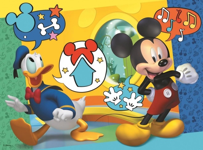 Puzle 30 gab. – Mickey Mouse un Jautrā Mājiņa Trefl