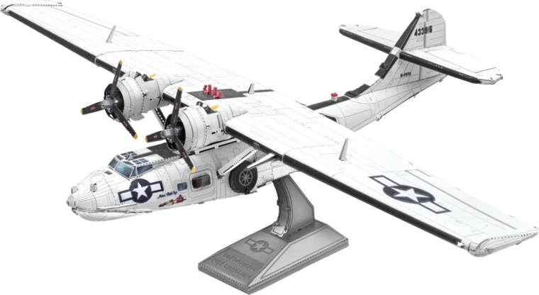 Metāla 3D puzle lidmašīna Consolidated PBY Catalina – METAL EARTH