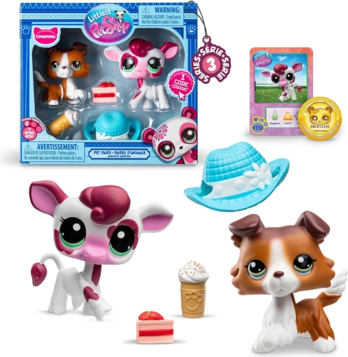 Hasbro Littlest Pet Shop Cowabunga set of figures and accessories