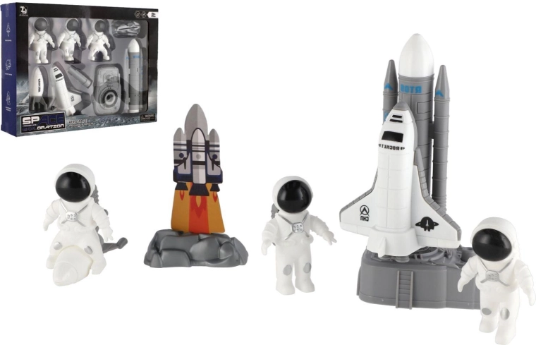 Space Set – Astronauts and Launchable Space Shuttle with Accessories