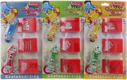 Fingerbordu komplekts ar rampām