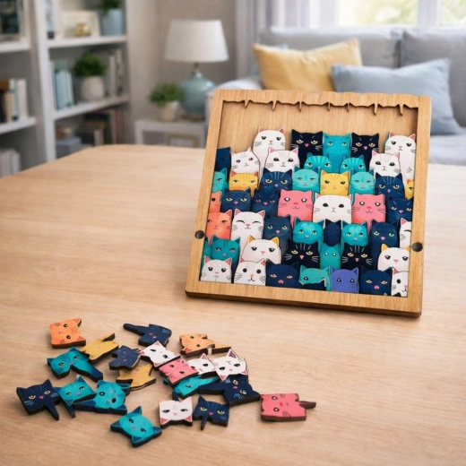 Solid wood and smooth edges for safe play