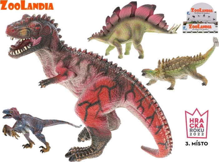 Zoolandia dinosaur figures – set of 4 realistic dinosaurs