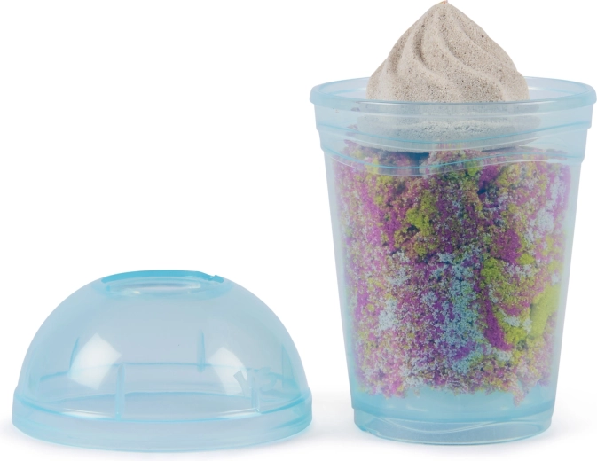 Glāzītes un vāciņi kārtošanai slāņos un pasniegšanai