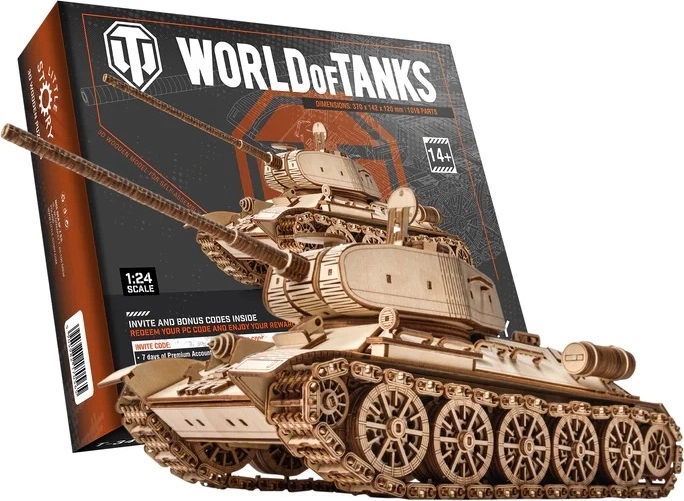 Little Story wooden 3D puzzle World of Tanks T-34-85