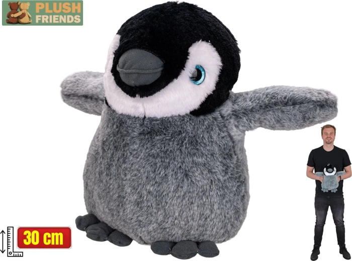 Plush Friends plīša pingvīns 30 cm