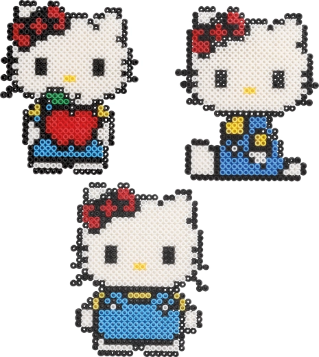 Hello Kitty iron-on bead set for kids